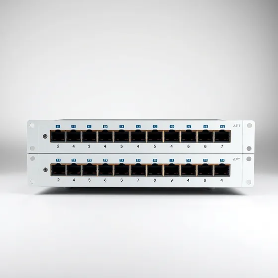 24-Port Cat 6A Patch Panel