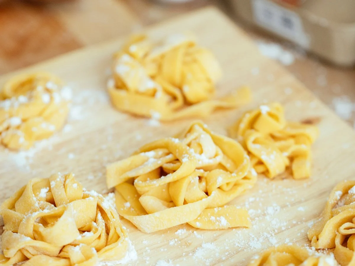 Artisan pasta preparation