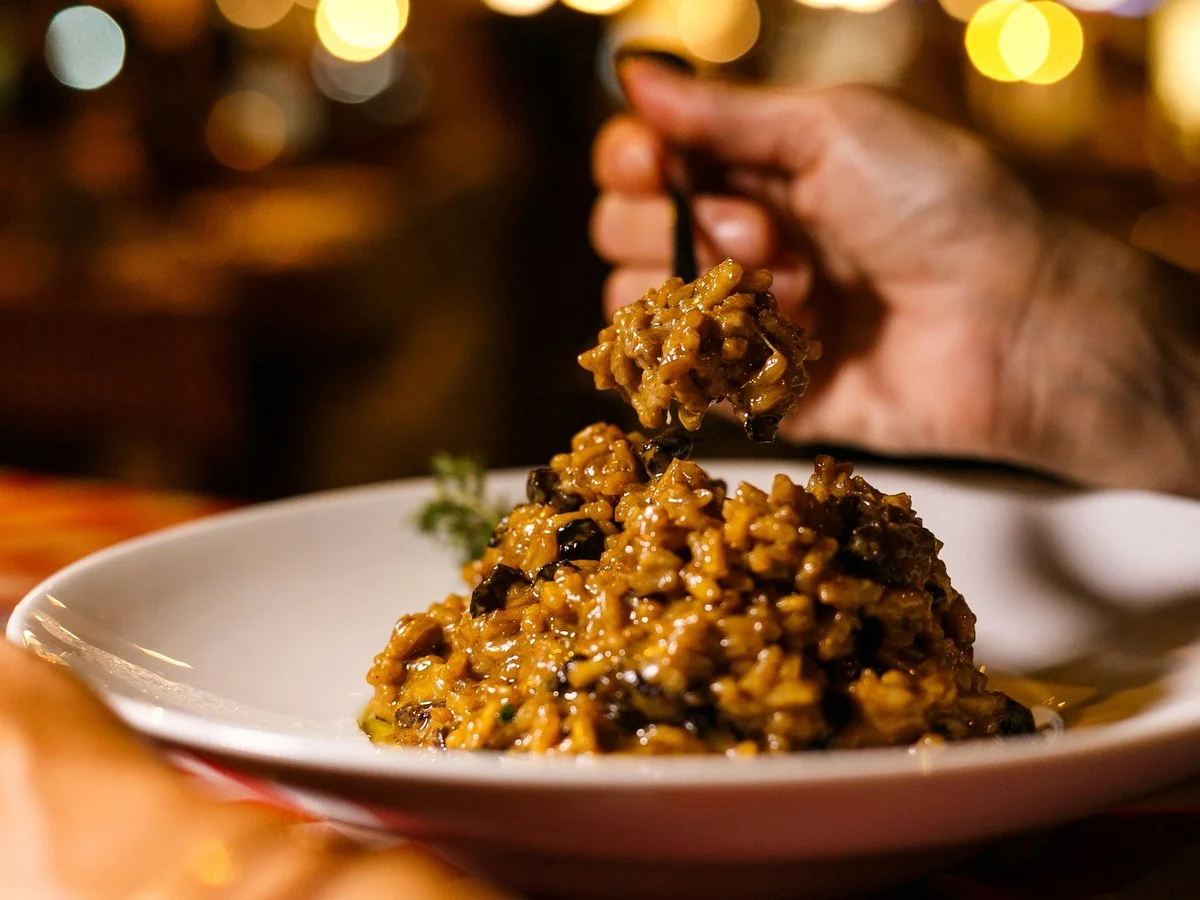 Signature risotto dish